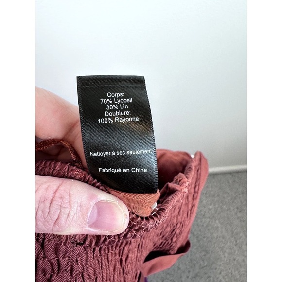 NWOT ASTR The Label Kona Strapless Wide Leg Crop Jumpsuit S - Picture 9 of 9